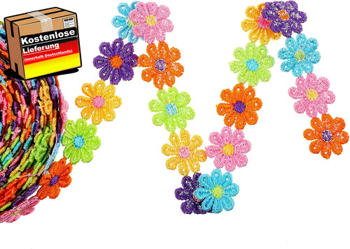 Spitzenband stoff borte blumen - stoff,
