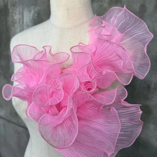 Organza gerüscht stoff - organza,
