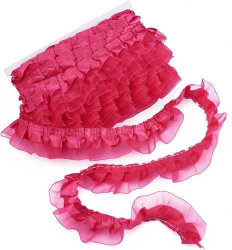 Satin-Organza-Spitzenborte