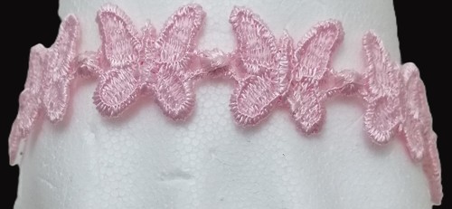 Armband schmetterling rosa - 6,