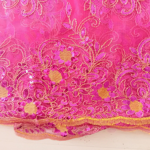Französische spitze fuchsia - spitze,