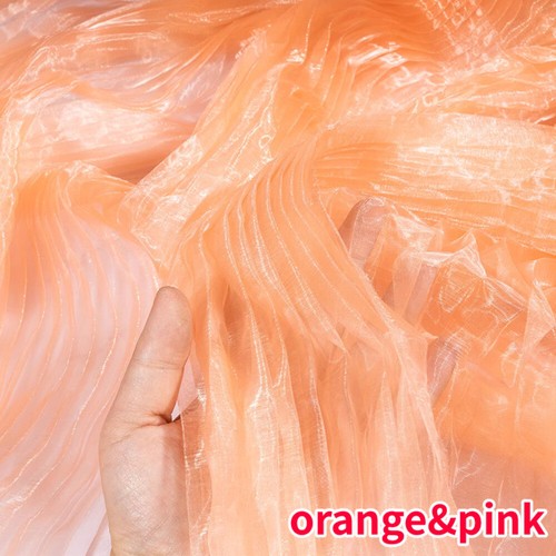 Plissiert organza stoff - plissiert,